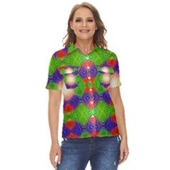 Helix Heaven Women s Short Sleeve Double Pocket Shirt