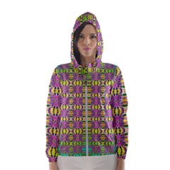 Unidentified  Flying Women s Hooded Windbreaker