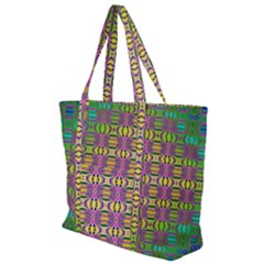 Unidentified  Flying Zip Up Canvas Bag