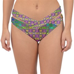 Unidentified  Flying Double Strap Halter Bikini Bottom