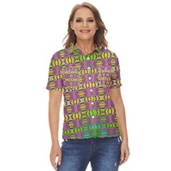 Unidentified  Flying Women s Short Sleeve Double Pocket Shirt