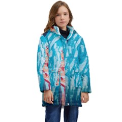 Faceless Kid s Hooded Longline Puffer Jacket