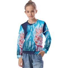 Faceless Kids  Long Sleeve Tee With Frill 