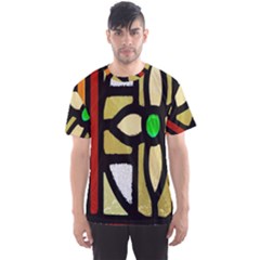 Abstract-0001 Men s Sport Mesh Tee