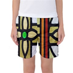 Abstract-0001 Women s Basketball Shorts by nate14shop