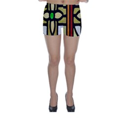 Abstract-0001 Skinny Shorts by nate14shop