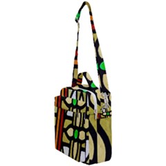 Abstract-0001 Crossbody Day Bag by nate14shop