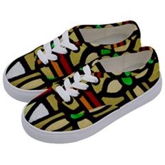 Abstract-0001 Kids  Classic Low Top Sneakers