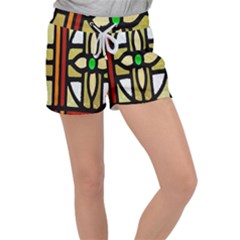 Abstract-0001 Velour Lounge Shorts by nate14shop