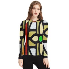 Abstract-0001 Women s Long Sleeve Rash Guard by nate14shop