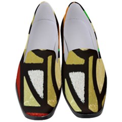 Abstract-0001 Women s Classic Loafer Heels