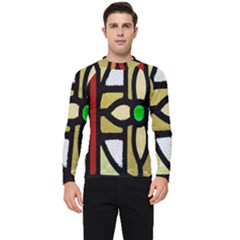 Abstract-0001 Men s Long Sleeve Rash Guard by nate14shop