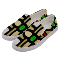 Abstract-0001 Men s Canvas Slip Ons