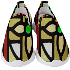 Abstract-0001 Kids  Slip On Sneakers