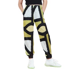 Abstract-0001 Kids  Elastic Waist Pants by nate14shop