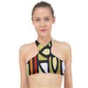 Abstract-0001 High Neck Bikini Top View1