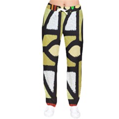 Abstract-0001 Women Velvet Drawstring Pants by nate14shop