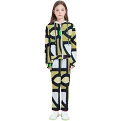 Abstract-0001 Kids  Tracksuit by nate14shop