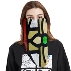 Abstract-0001 Face Covering Bandana (triangle)