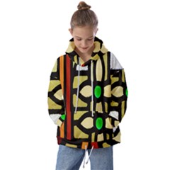 Abstract-0001 Kids  Oversized Hoodie by nate14shop