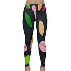 Autumn-b 002 Lightweight Velour Classic Yoga Leggings by nate14shop