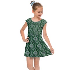 Background-b 003 Kids  Cap Sleeve Dress