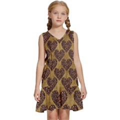 Background-b 006 Kids  Sleeveless Tiered Mini Dress