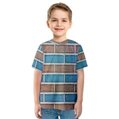 Brick-wall Kids  Sport Mesh Tee