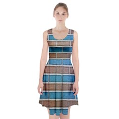 Brick-wall Racerback Midi Dress by nate14shop