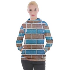 Brick-wall Women s Hooded Pullover by nate14shop