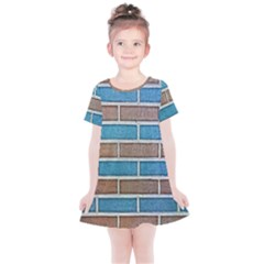 Brick-wall Kids  Simple Cotton Dress by nate14shop