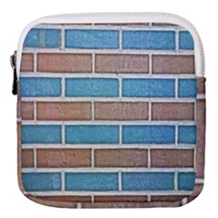 Brick-wall Mini Square Pouch by nate14shop