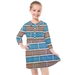 Brick-wall Kids  Quarter Sleeve Shirt Dress