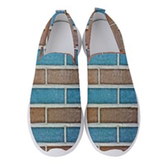 Brick-wall Women s Slip On Sneakers by nate14shop