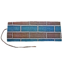 Brick-wall Roll Up Canvas Pencil Holder (s) by nate14shop