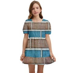 Brick-wall Kids  Short Sleeve Dolly Dress by nate14shop