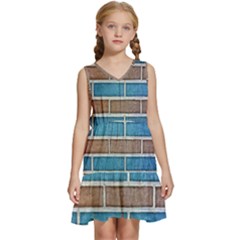 Brick-wall Kids  Sleeveless Tiered Mini Dress