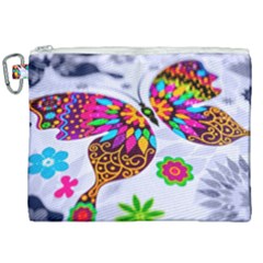 Butterfly-b 001 Canvas Cosmetic Bag (xxl)