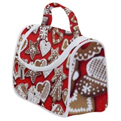 Christmas-b 001 Satchel Handbag by nate14shop