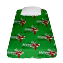 Christmas-b 002 Fitted Sheet (single Size) by nate14shop