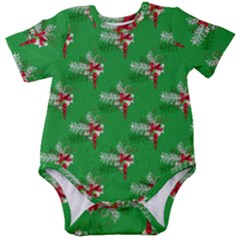 Christmas-b 002 Baby Short Sleeve Onesie Bodysuit