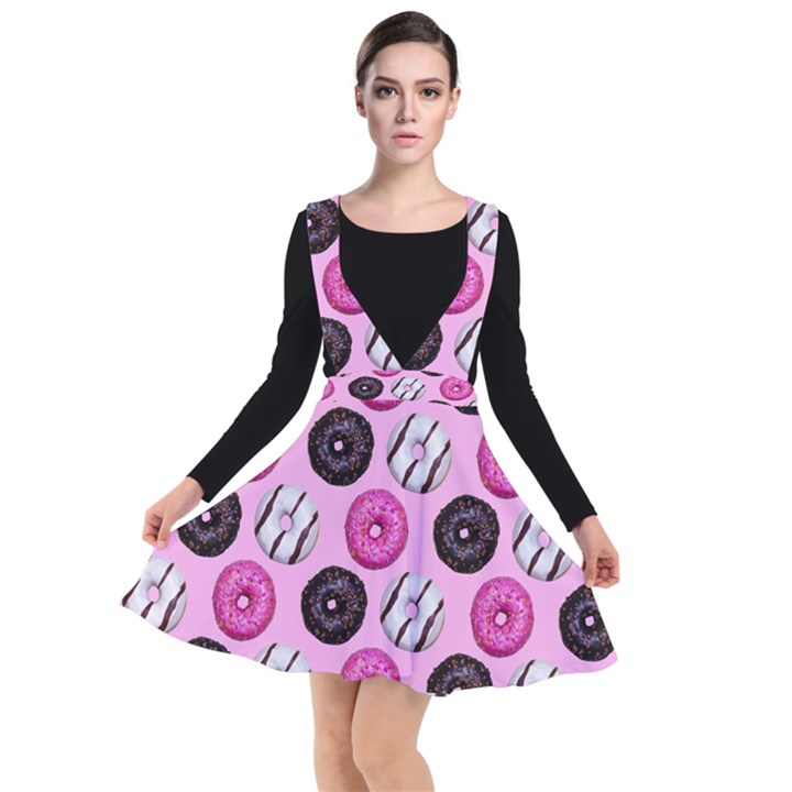 Dessert Plunge Pinafore Dress