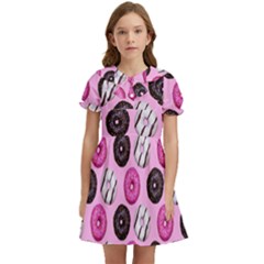 Dessert Kids  Bow Tie Puff Sleeve Dress