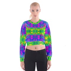 Happy Colors Cropped Sweatshirt by Thespacecampers