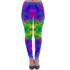 Happy Colors Lightweight Velour Leggings by Thespacecampers