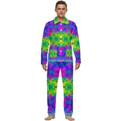 Happy Colors Men s Long Sleeve Velvet Pocket Pajamas Set by Thespacecampers