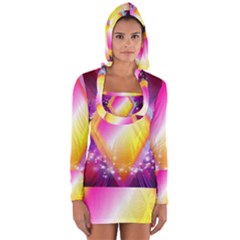 My Diamonds Long Sleeve Hooded T-shirt by Thespacecampers