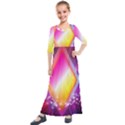 My Diamonds Kids  Quarter Sleeve Maxi Dress View1