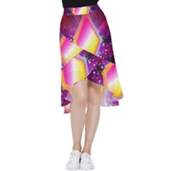 My Diamonds Frill Hi Low Chiffon Skirt by Thespacecampers