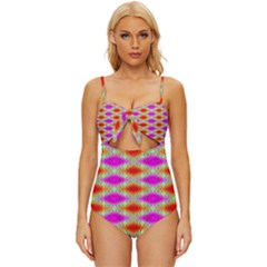 Twisttri Knot Front One-piece Swimsuit